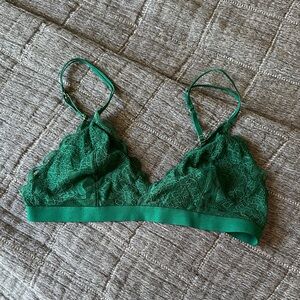 Madewell Teal Lace Bralette